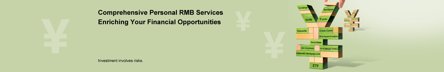 Comprehensive Personal RMB Services Enriching Your Financial Opportunities